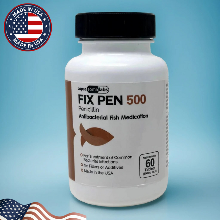 Fish Pen 500mg for Fin Rot, Columnaris, and Gill Disease