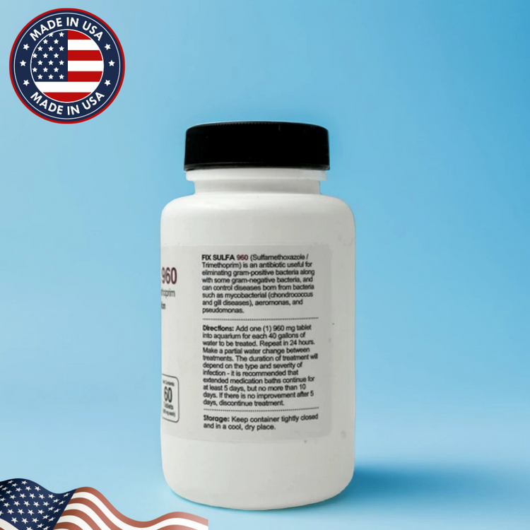 Fish Sulfa Antibiotic – Sulfamethoxazole & Trimethoprim for Infections