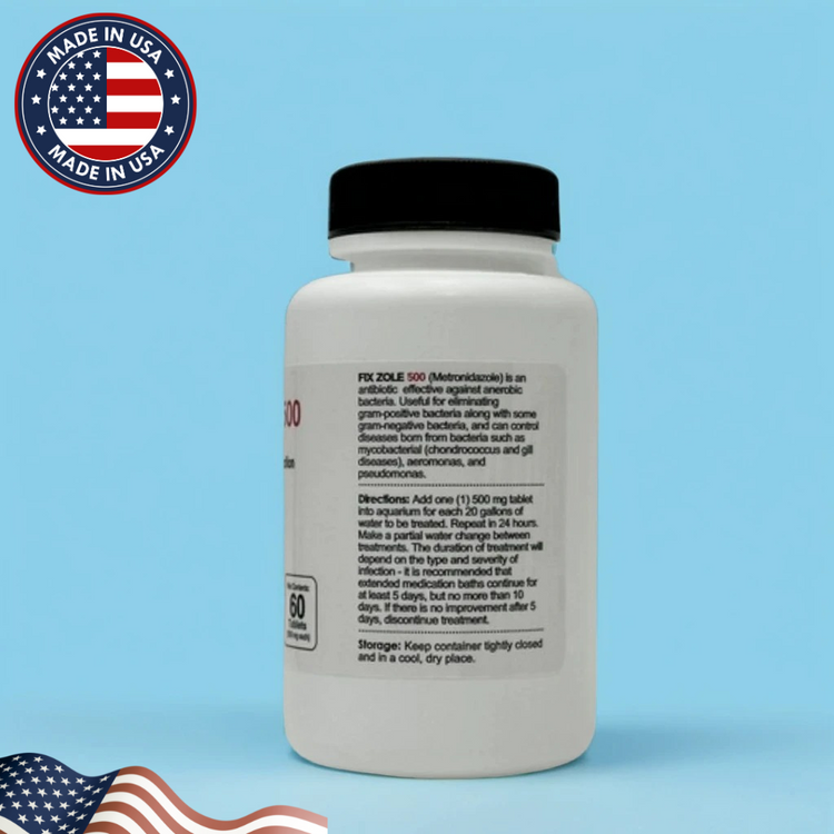 Fish Zole 500mg Metronidazole Tablets – Aquarium Fish Treatment