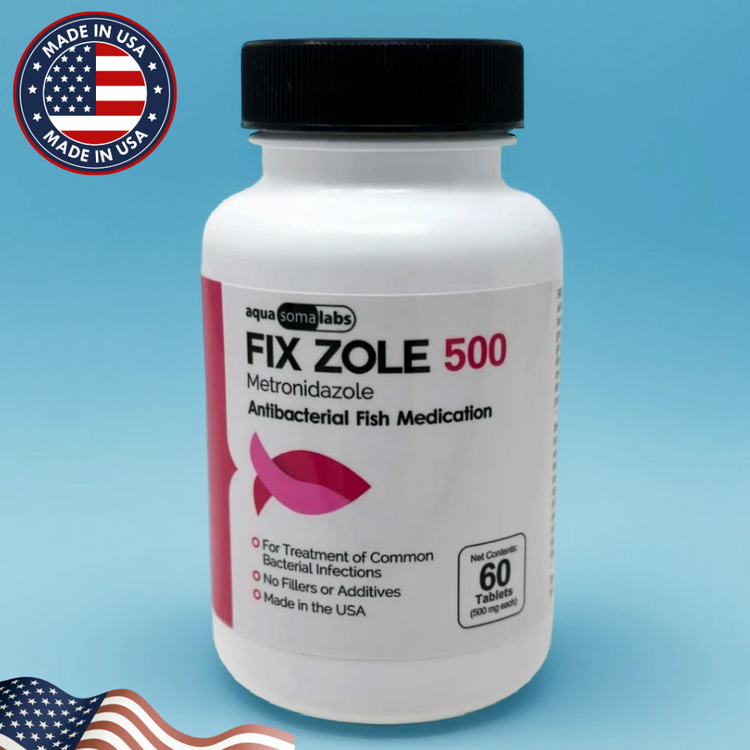 Fish Zole Metronidazole 500mg for Protozoan and Bacterial Infections