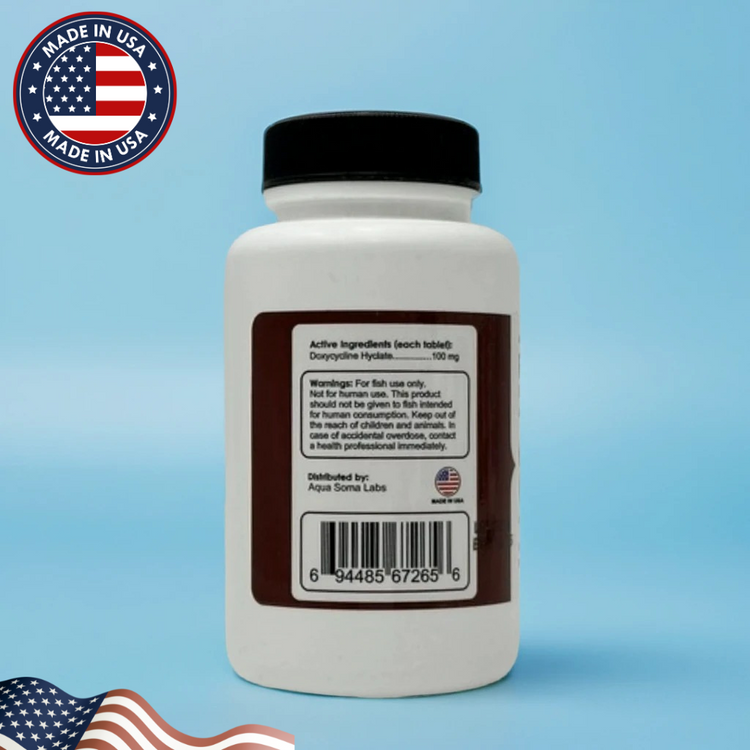 Fish Doxycycline 30 Capsules – Fish Infection Treatment