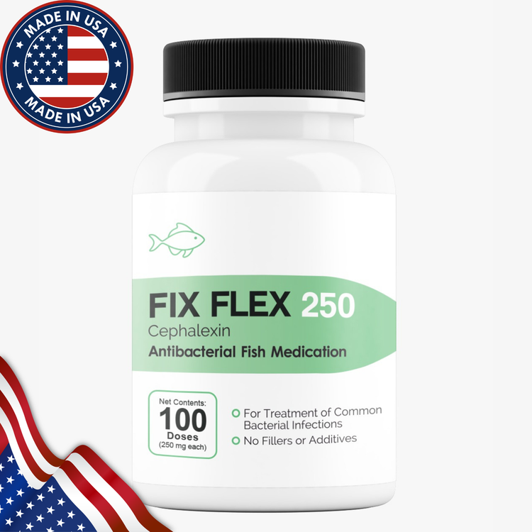 Fish Flex (Cephalexin) 250mg 100 Capsules