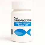 Fish Ciprofloxacin 500mg – Fast-Acting Aquarium Antibiotic 100 Tablets