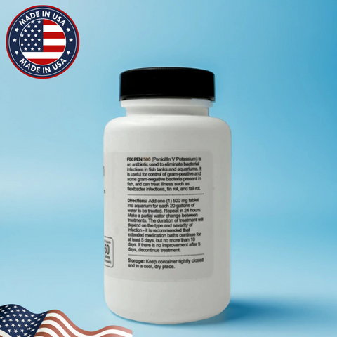 Fish Pen 500mg for Fin Rot, Columnaris, and Gill Disease