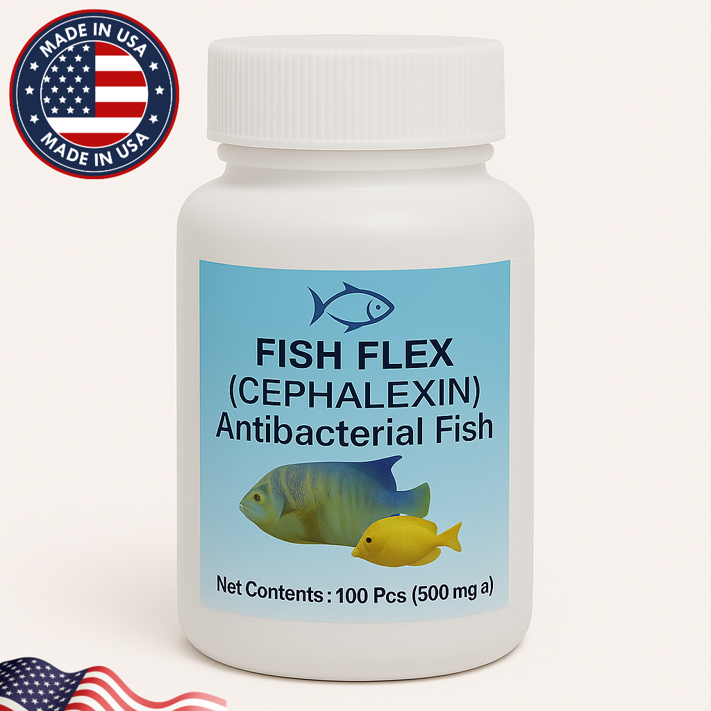 Fish Flex Cephalexin - 500 mg 100 capsules