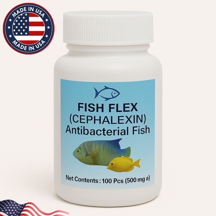 Fish Flex Cephalexin - 500 mg 100 capsules