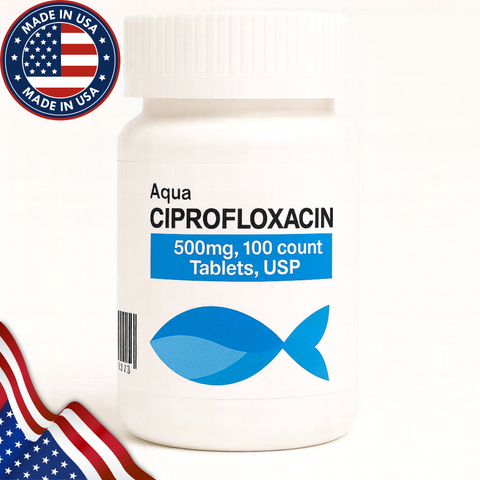 Fish Flox Ciprofloxacin 500 100 Tablets