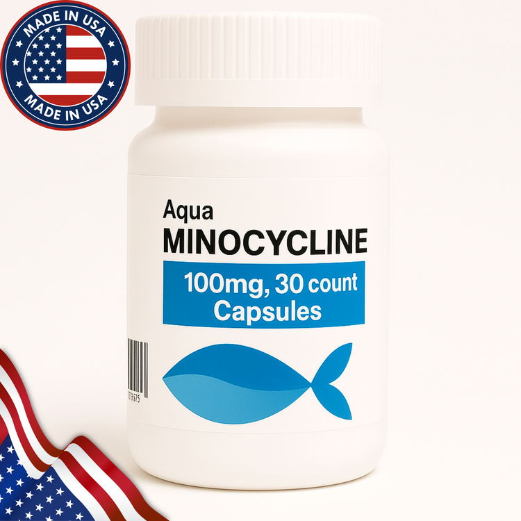 Fish Minocycline 100mg 30 Capsules